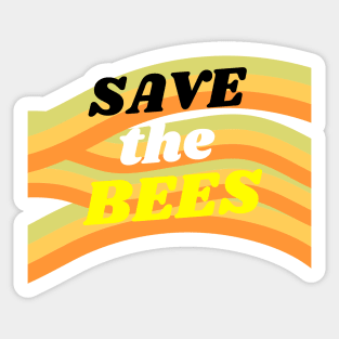 Save The Bees Sticker